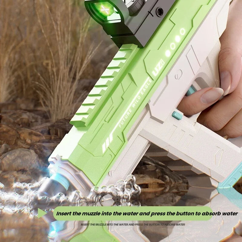 Color-Changing LED Light-Up Continuous Water Gun