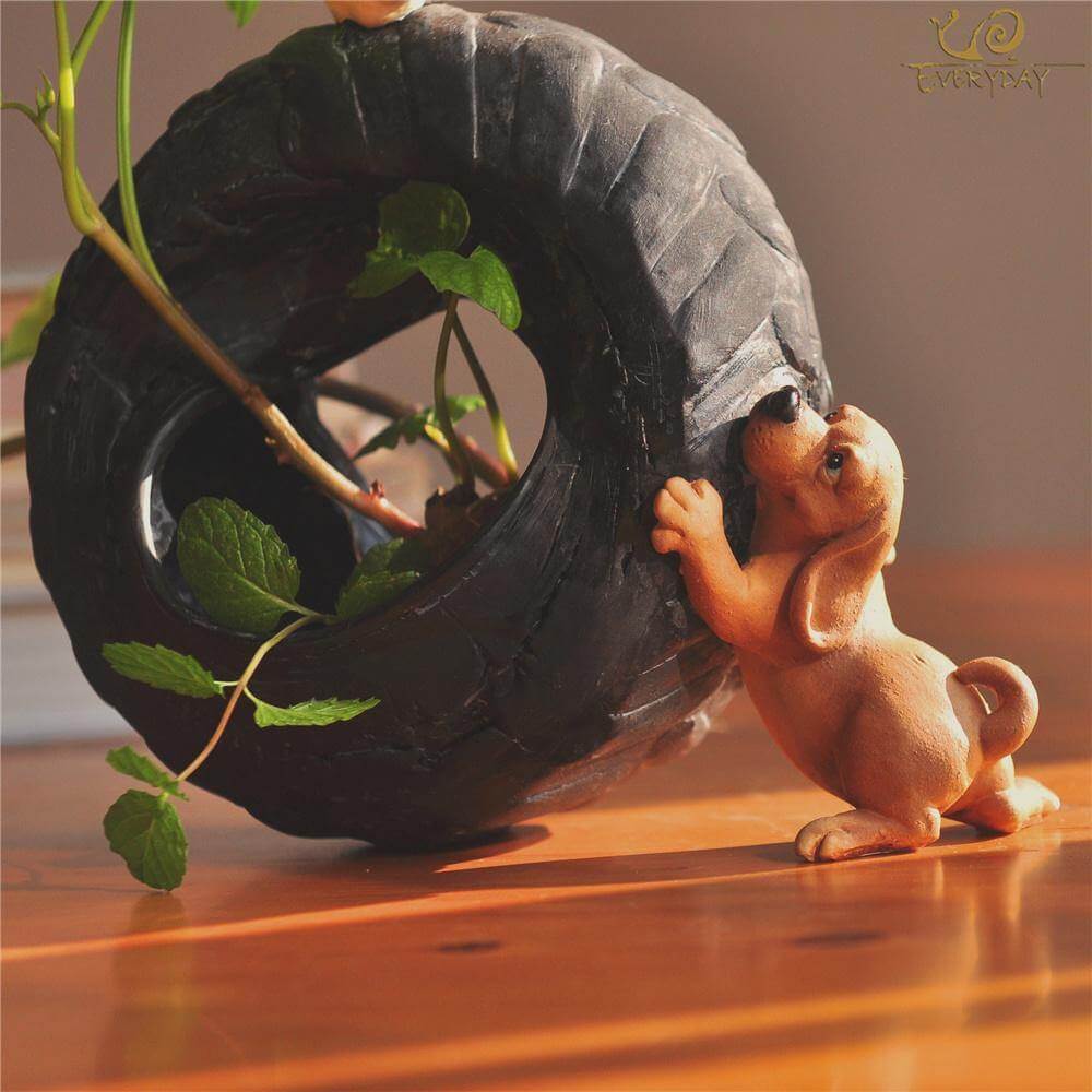 Cute Dog FlowerPot decoration