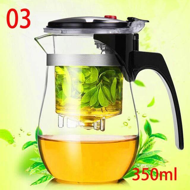 High Quality Heat Resistant Glass Teapot