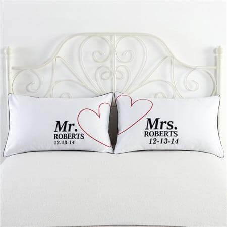 Couple Cute Bedding Pillow Cases