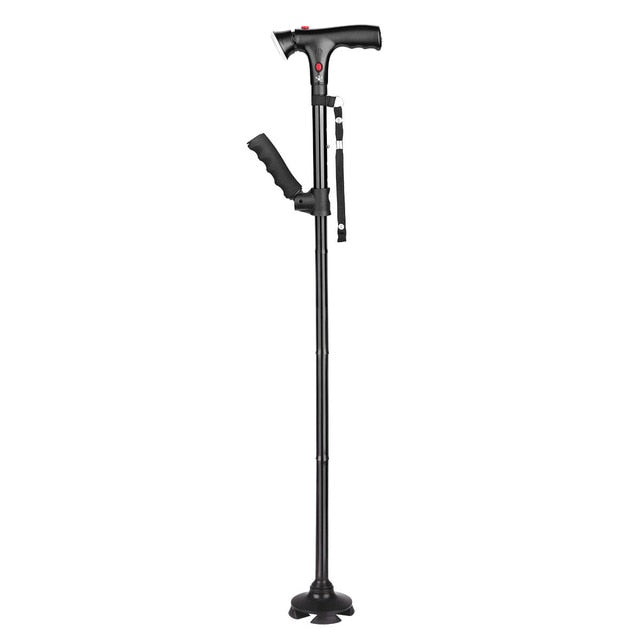 Safety Alarm Walking Telescopic LED Light Cane