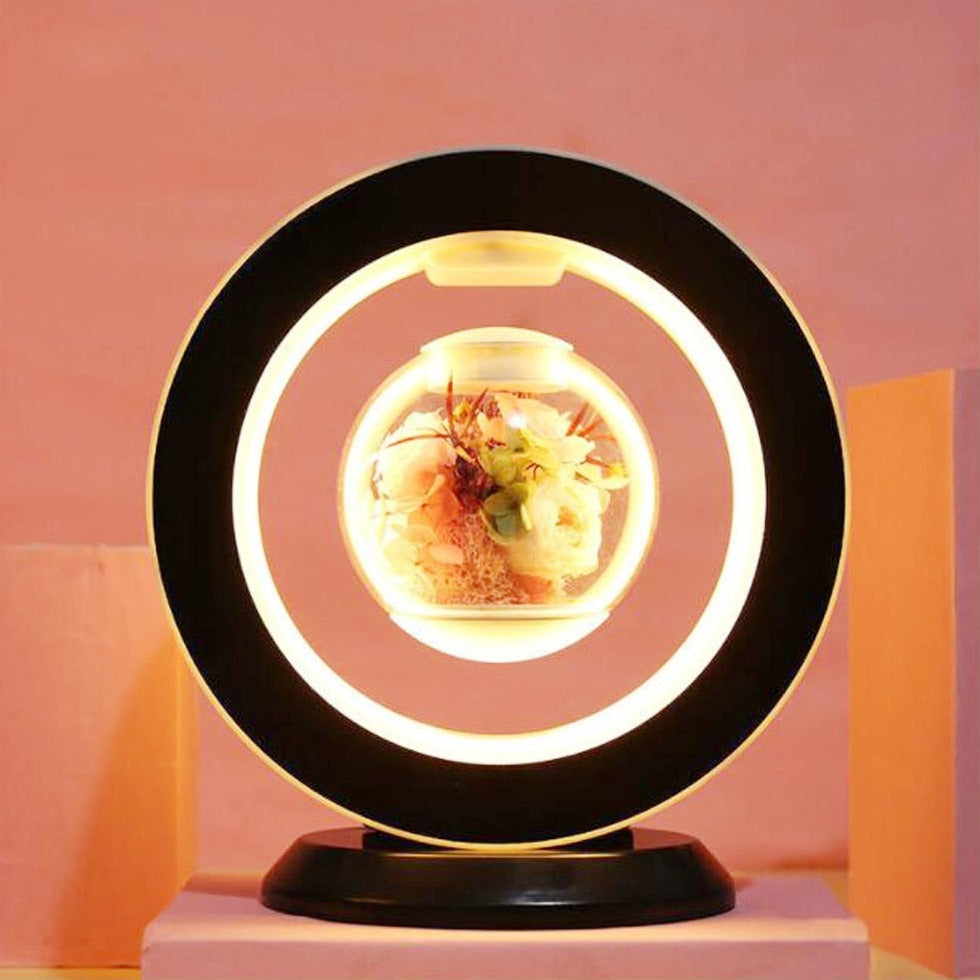 Magnetic Floating Immortal Flower Vase Lamp