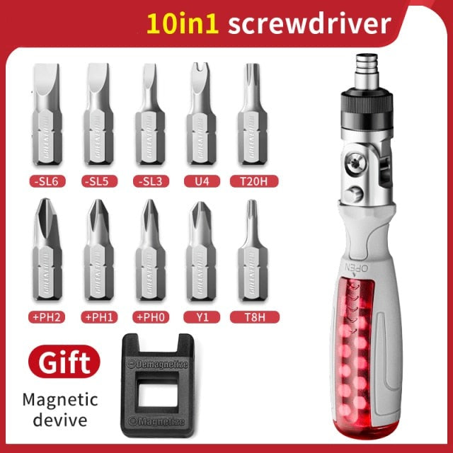 Multi-Angle Use Screwdriver Tool Set