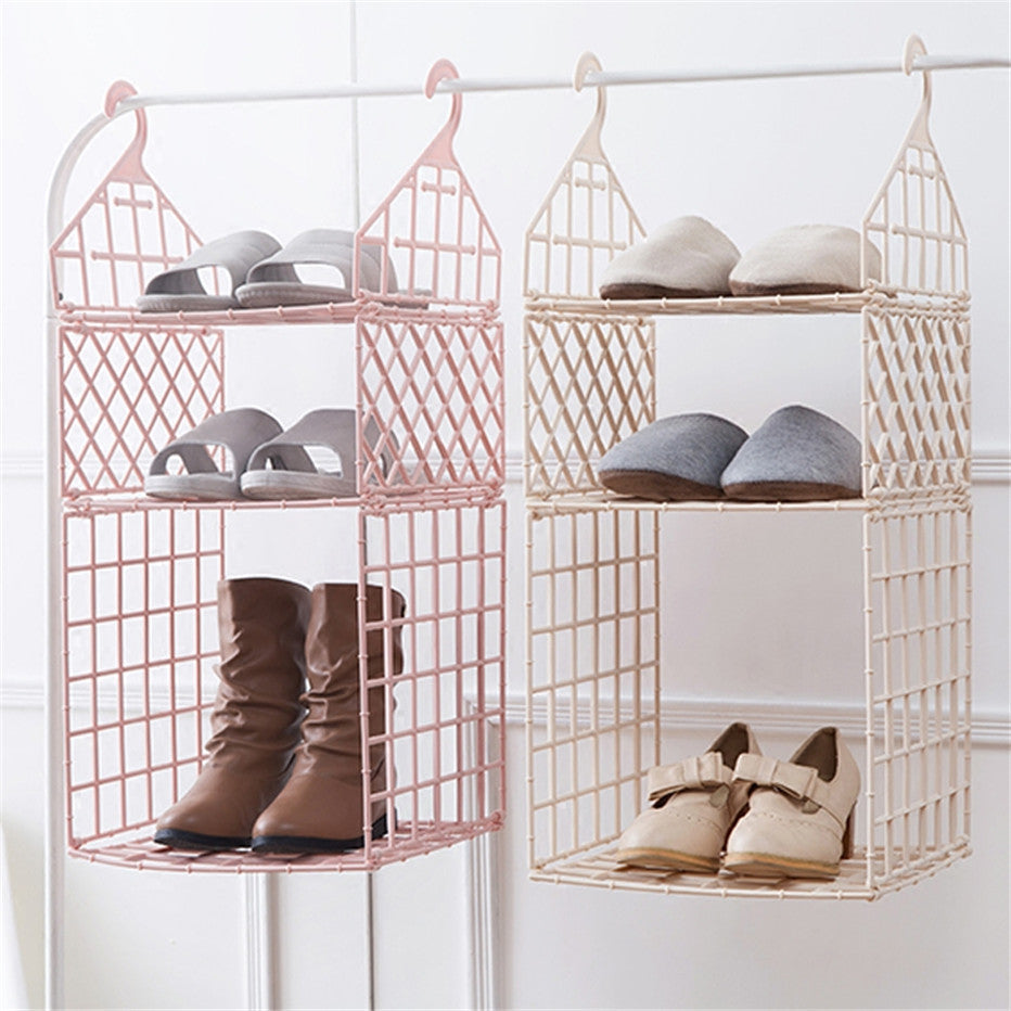 Foldable Wardrobe Multilayer Storage Rack