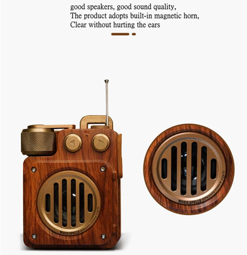 American Style Retro Bluetooth Radio Speaker