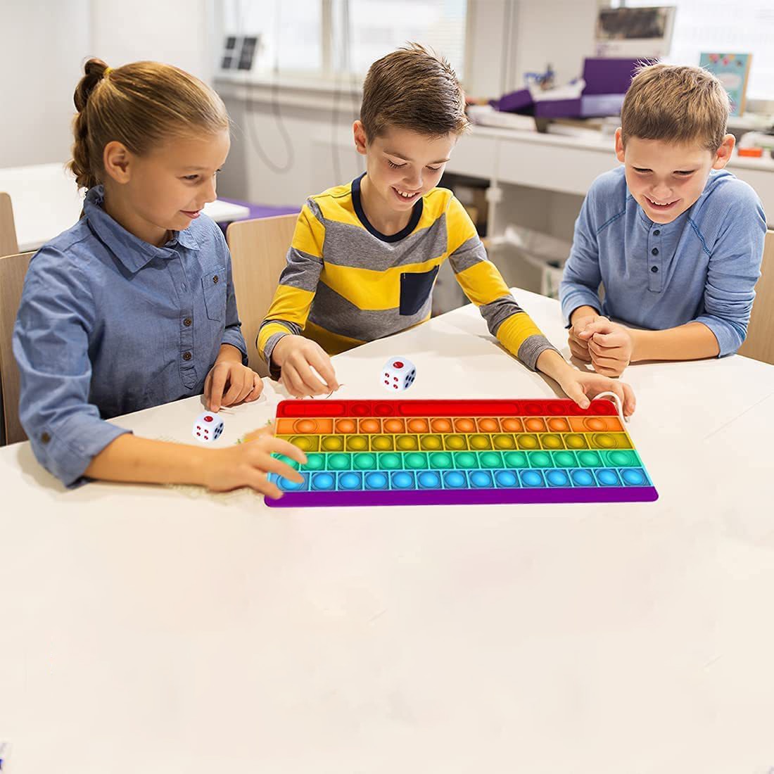 Squishy Bubble Stress Relief Toy Keyboard