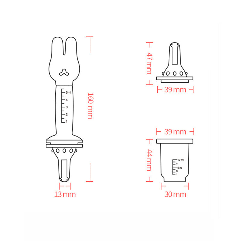 Cartoon Bear Baby Smart Medicine Feeder