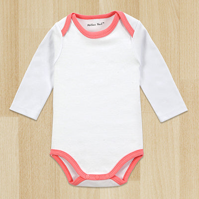 One-Pieces Baby Boy Gentleman Romper White Long Sleeve Baby bodysuit