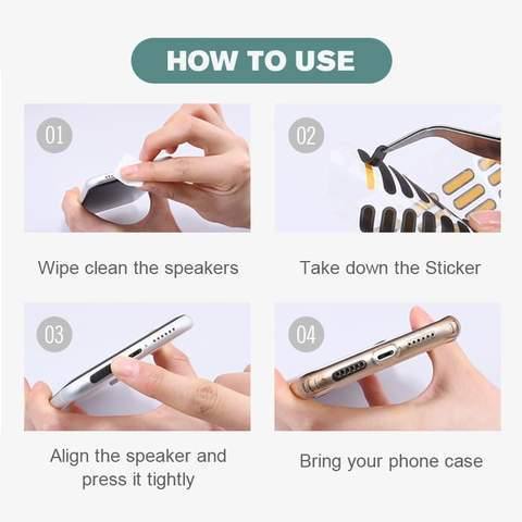 Universal Phone Speaker Dust Proof Sticker Net