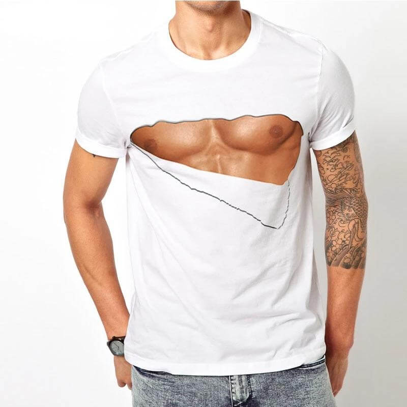 Chest Muscle Hip Hop Tshirt