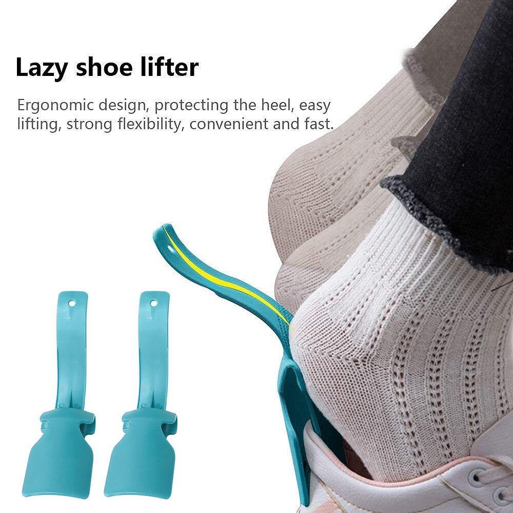 2Pcs Lazy Shoe Horn