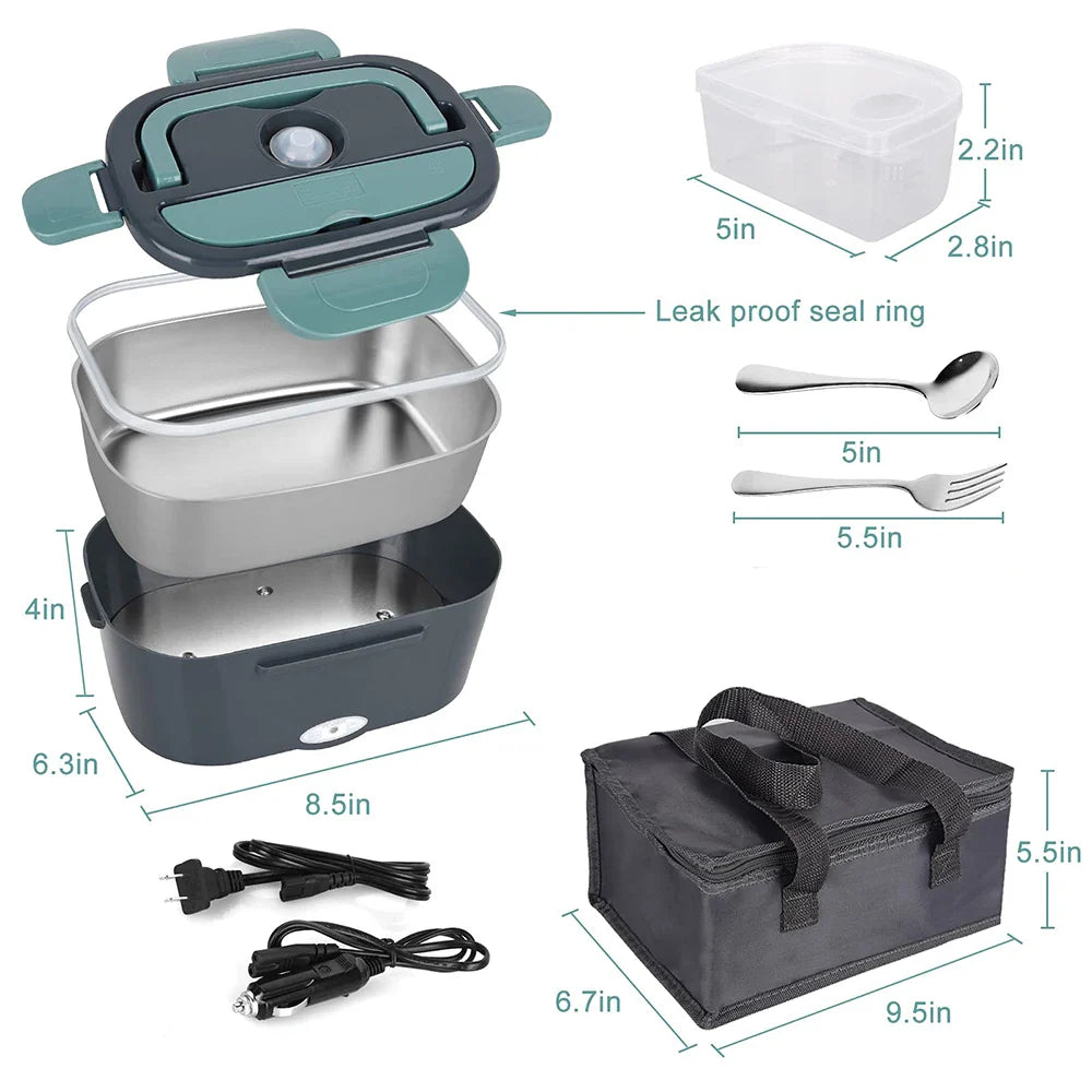 3in1 Electric Heat Fast Portable Meal Warmer Box