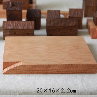 Walnut Miniature Wood House Decor