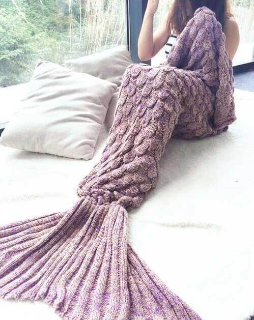 Handmade Mermaid Sleeping Blanket