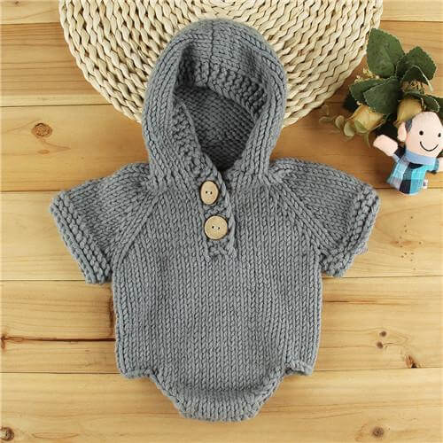 Newborn Baby Crochet Romper Knit Costume