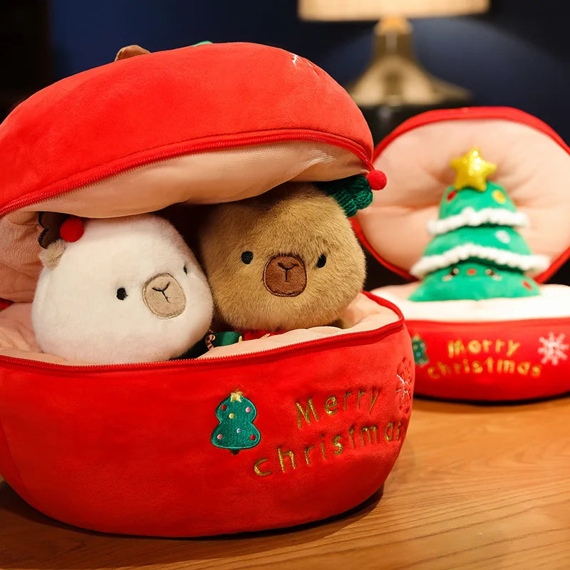 Christmas Theme Soft Snuggly Plush Toy Set