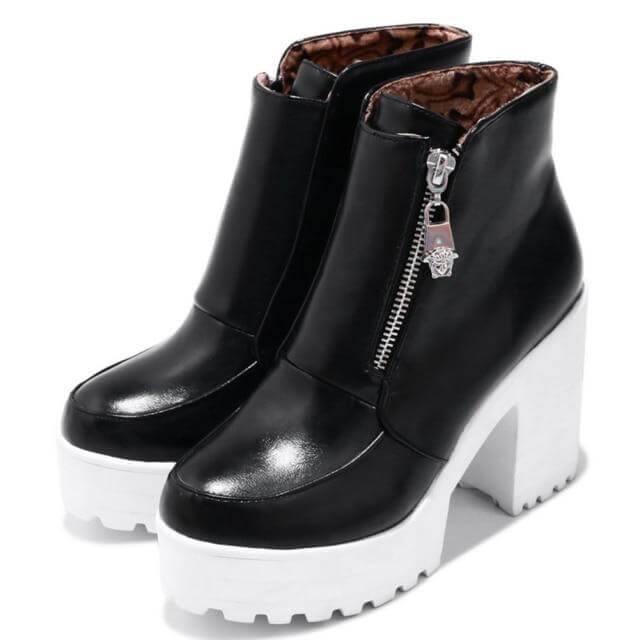 Platform Thick High Heels Women Boots