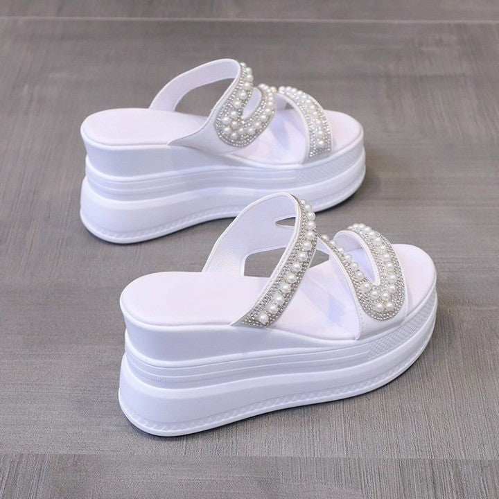 Summer Walk High Platform Slippers