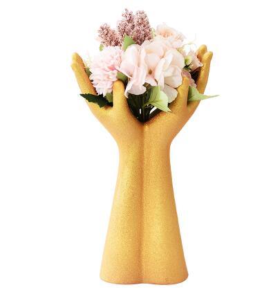 European Hand Model Ceramic Vase Decoration