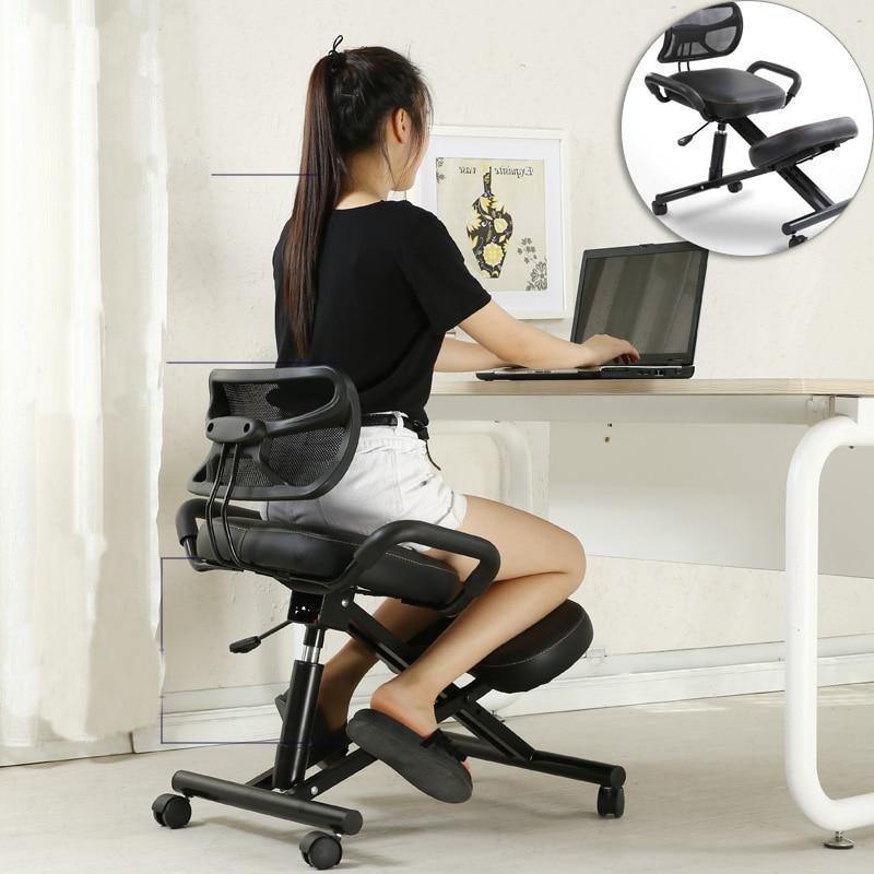 Ergonomic Height Adjustable Knee Support Chair