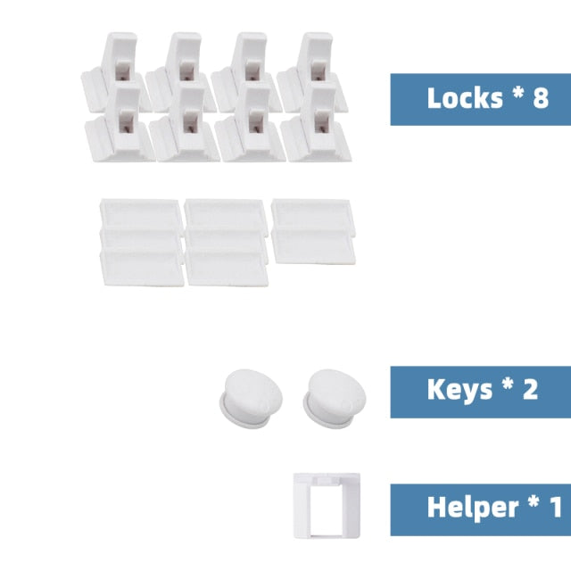 Magnetic Invisible Safety Cabinet Lock