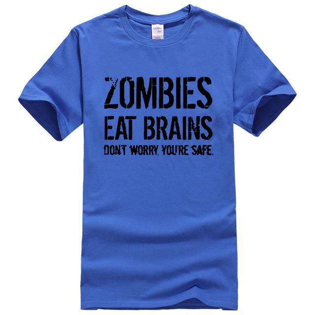 Zombies Eat Brains Funny T-shirt