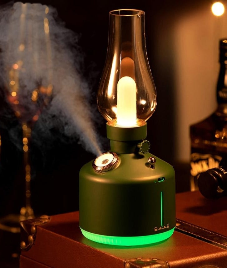 Retro Air Humidifier Wireless Aroma Diffuser Lamp