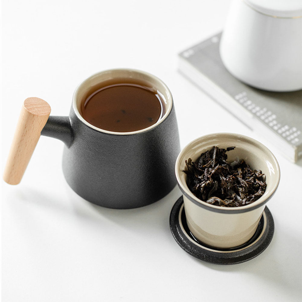 Elegant Creative Ceramic Tea Mug with Filter