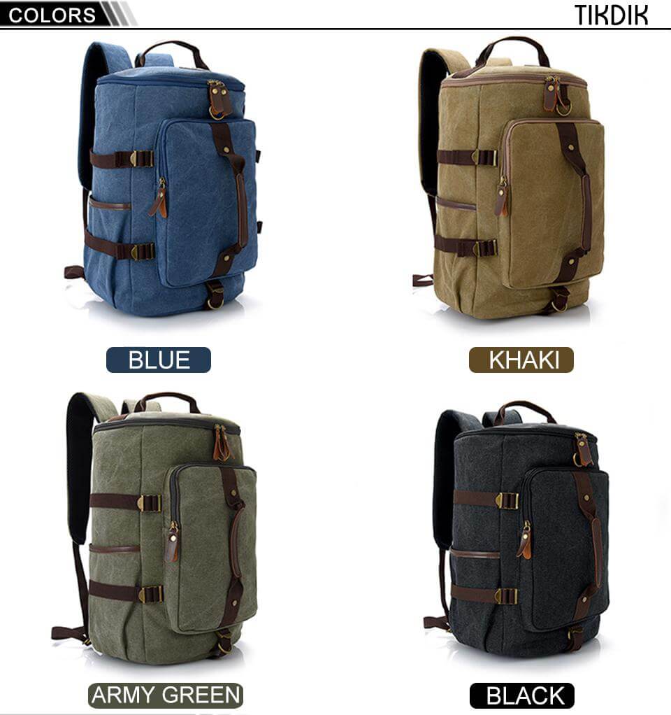 Large Capacity Vintage Shoulder Backpack