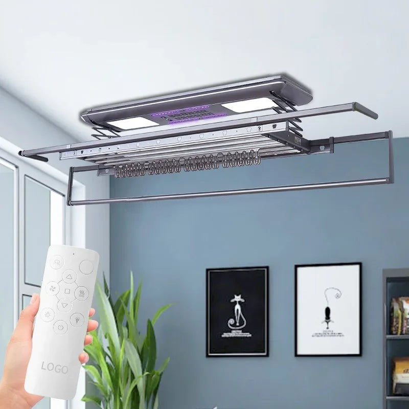 Automatic Smart Laundry Dryer Hanger Rack System