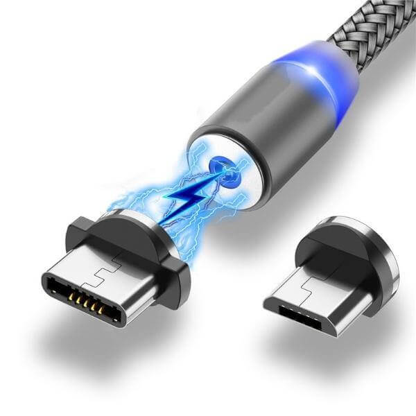 LED Fast Charging Magnetic USB Cable