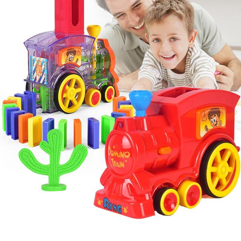 Train Domino Maker Toy Set