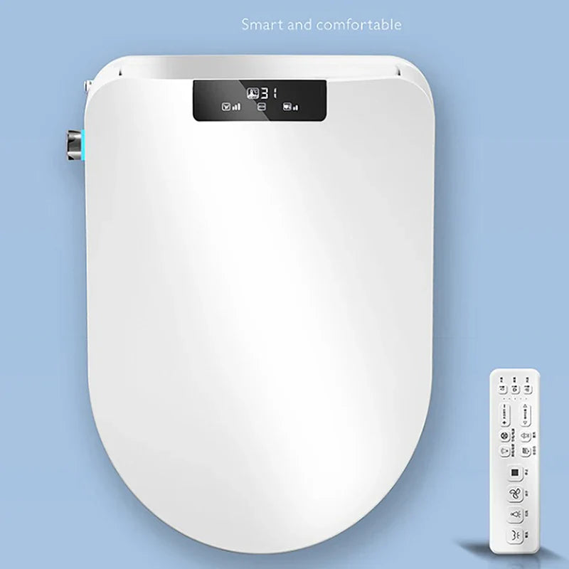 Heated Smart U-Shape Electric Bidet Cover Toilet Seat