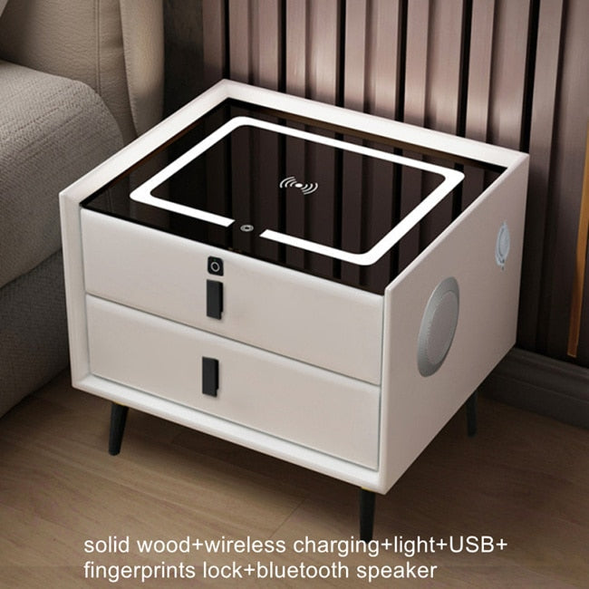 Creative Multifunctional Smart Bedside Speaker Table