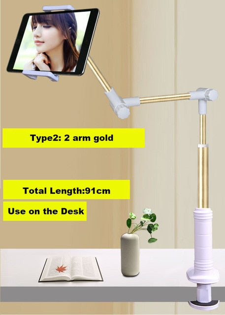 360 Foldable Long Lazy Phone Holder