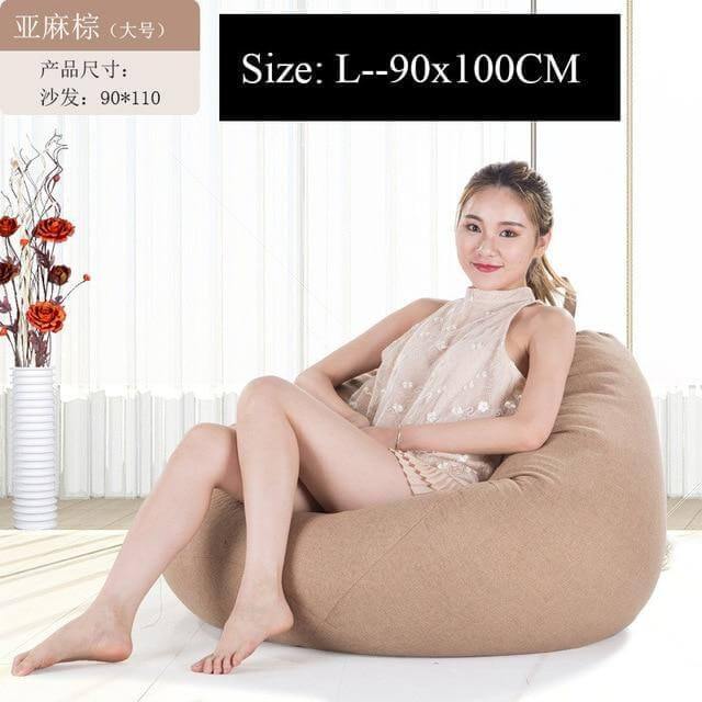 Modern Look Loft Style Pouf One Seat Bean Bag