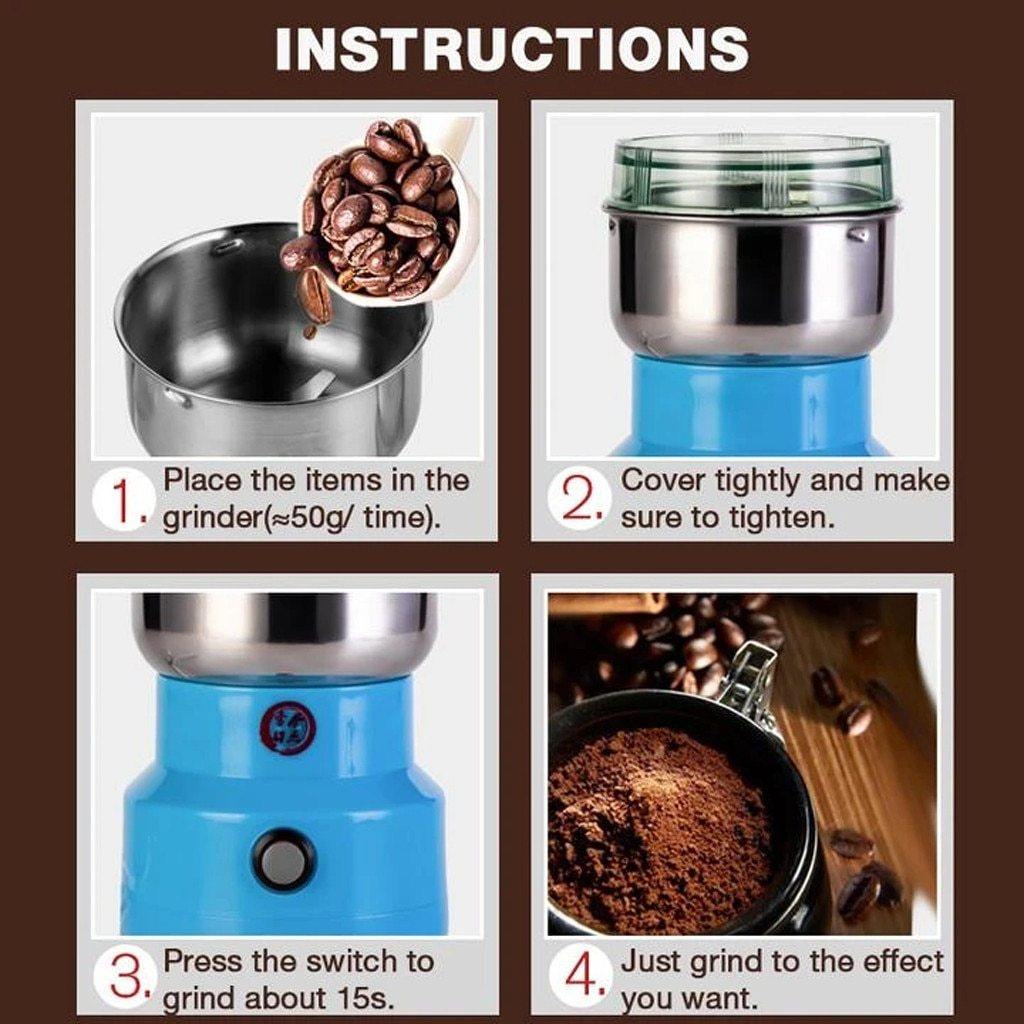 Electric Mini Kitchen Coffee Spice Grinder