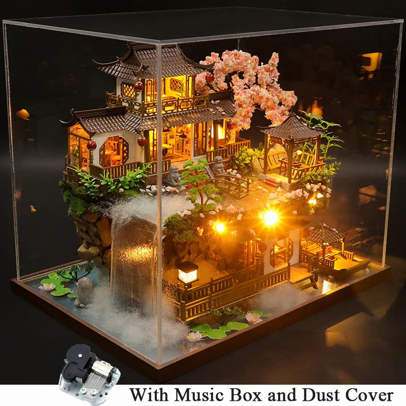 DIY Wooden Chinese Ancient Casa Miniature Building Kit