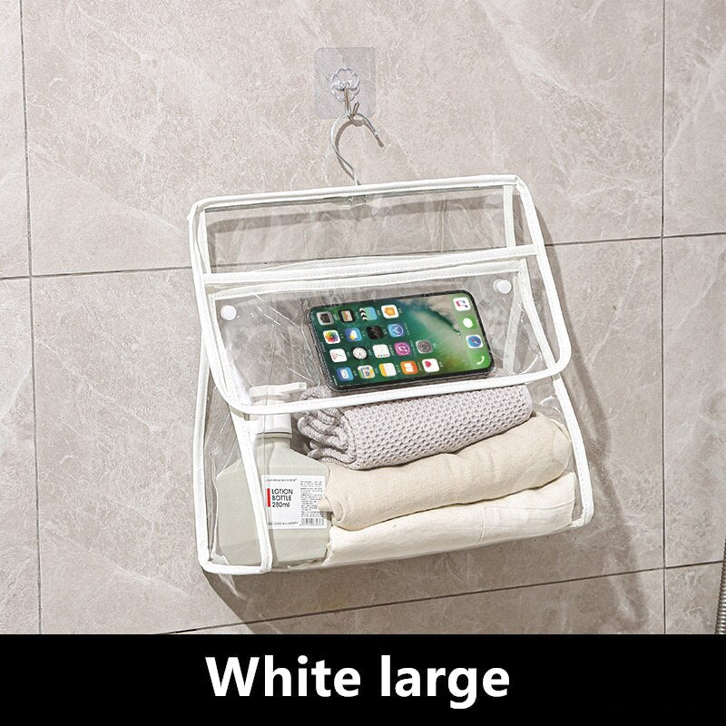 Waterproof Transparent Hanging Bathroom Organizer Bag