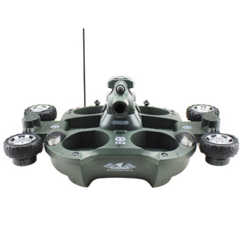 360 Rotatable Waterproof Remote Control Tank Boat