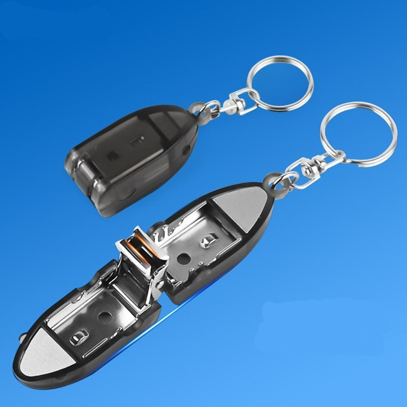 Stainless Steel Nail Clipper Keychain