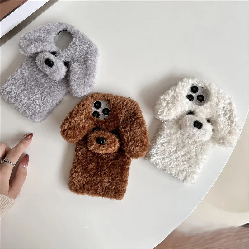 Cute Dog Fluffy Snuggly iPhone Case