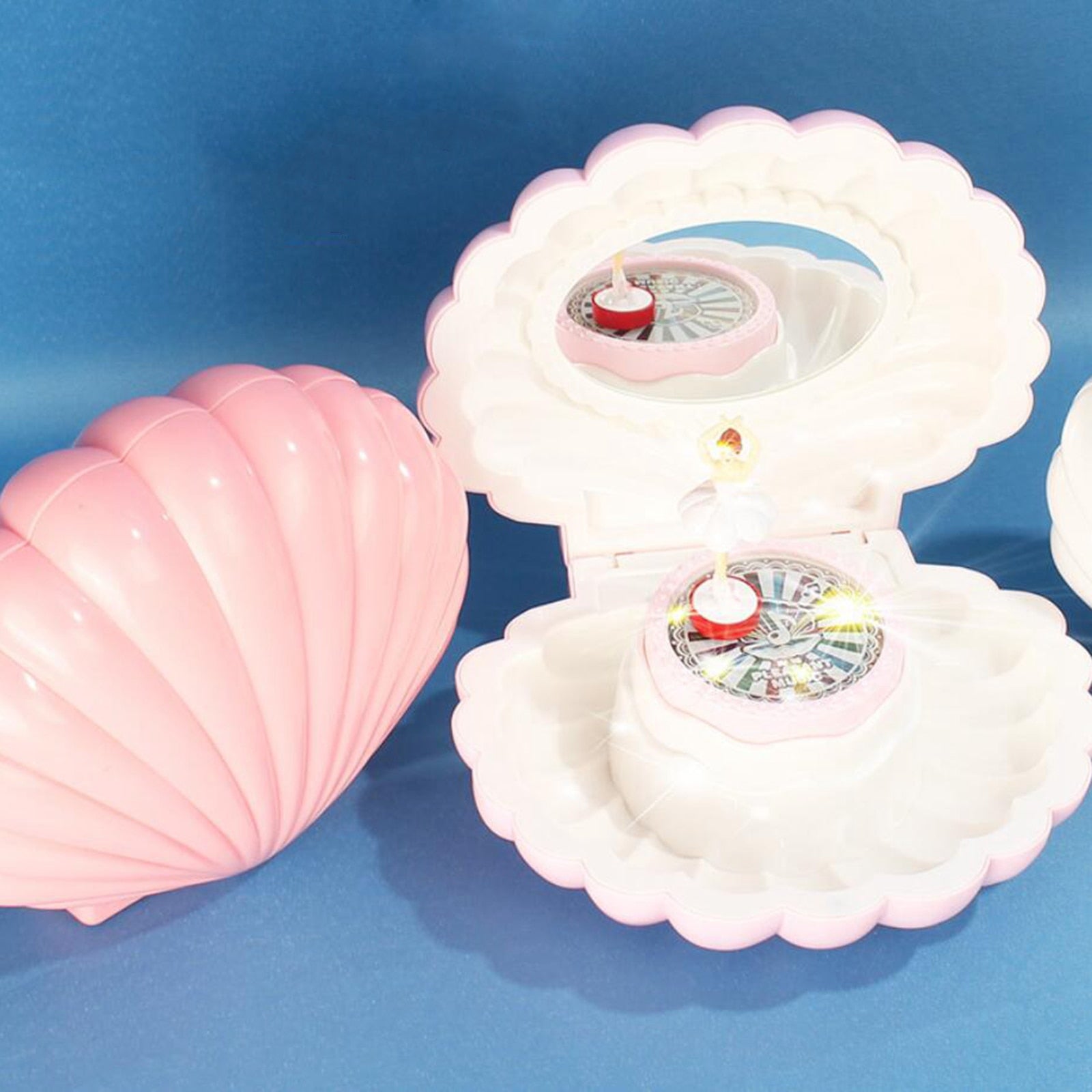 Dancing Ballet Shell Music Box