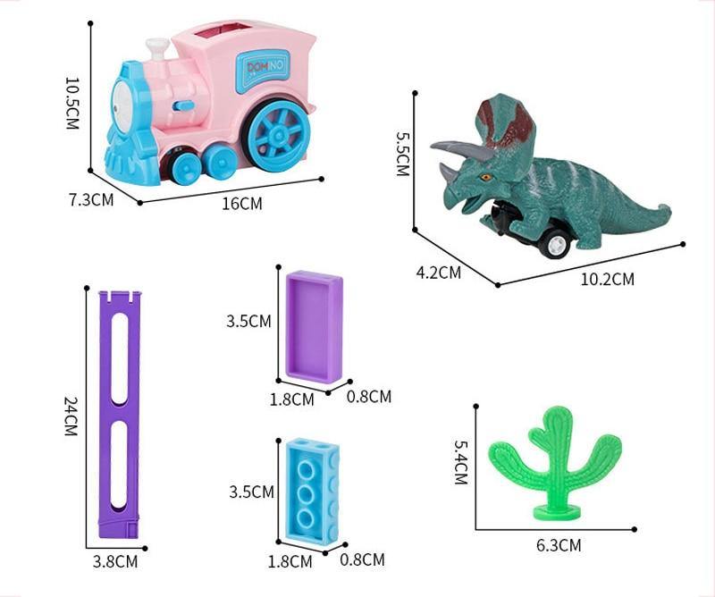 Train Domino Maker Toy Set