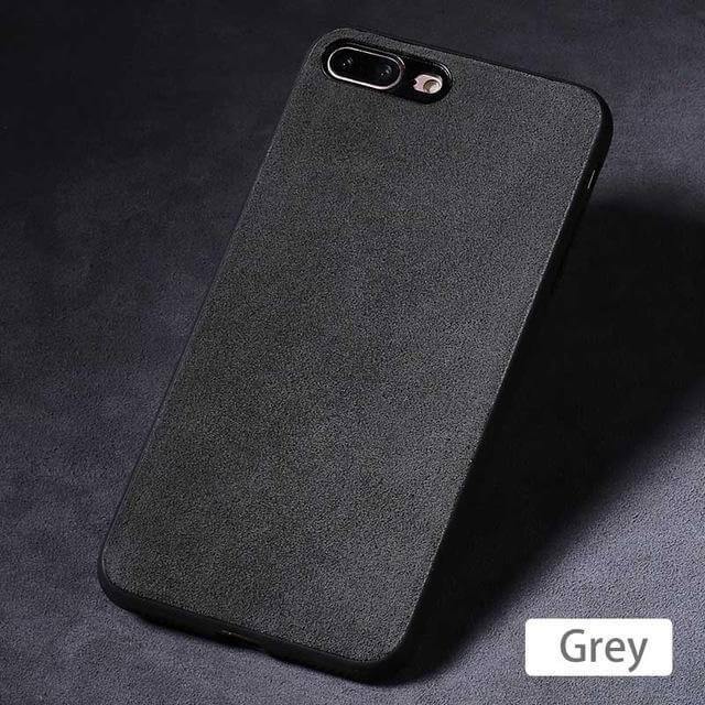 Luxury Suede Leather Iphone Cases