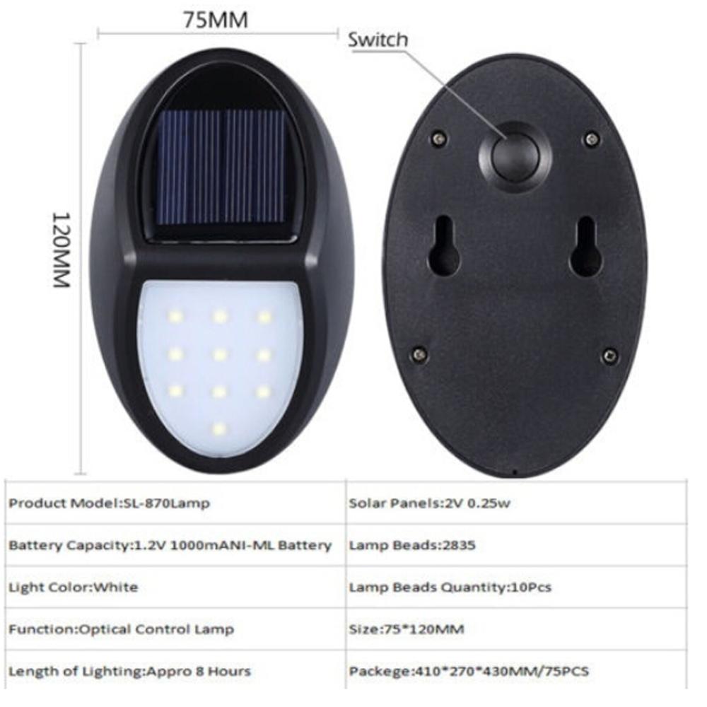 LED Solar Powered Outdoor Light