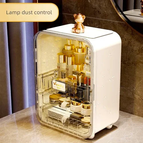 Anti-Dust Large LED Cosmetic Storage Box