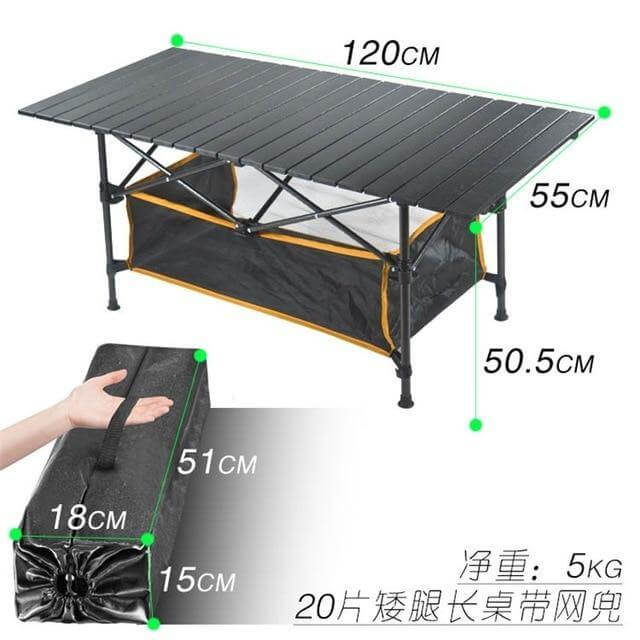 Waterproof Outdoor Folding Camping Picnic Table