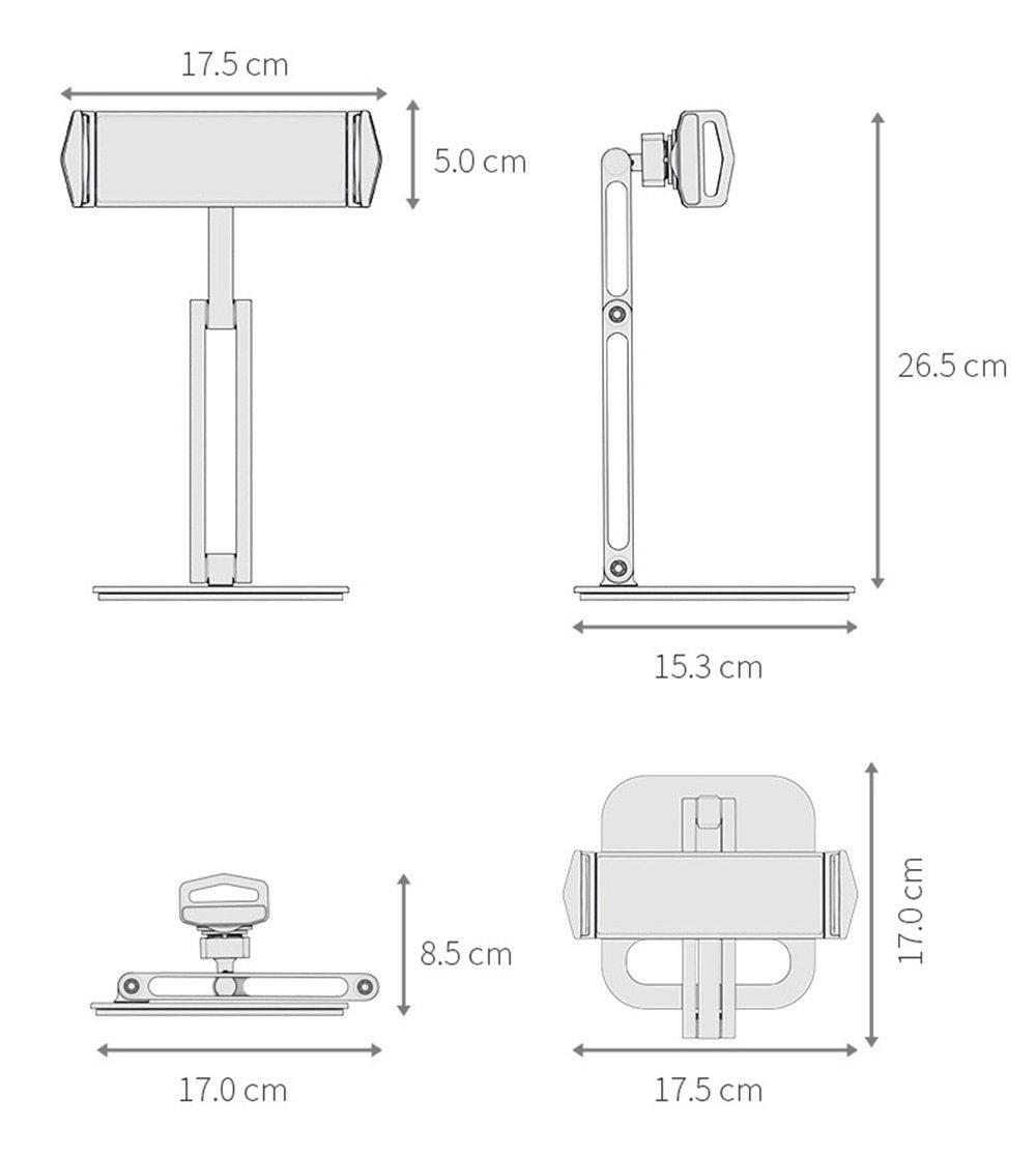 360 Adjustable Foldable Ergonomic Tablet Holder