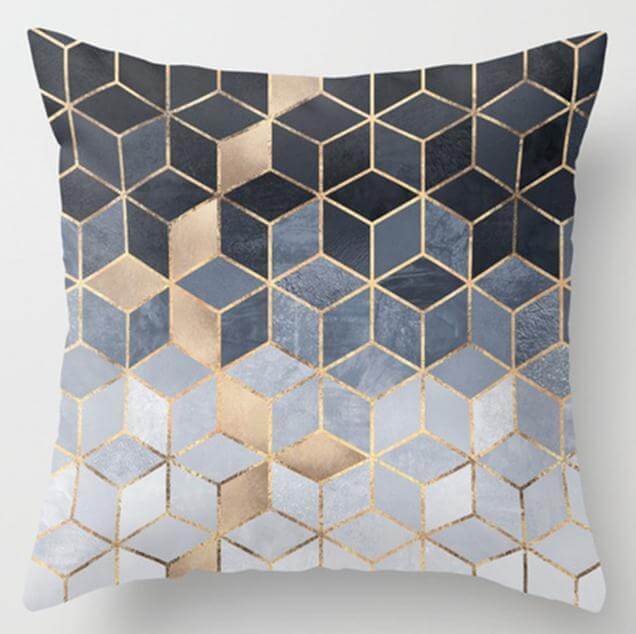 Irregular Triangle Pattern Pillow Cases